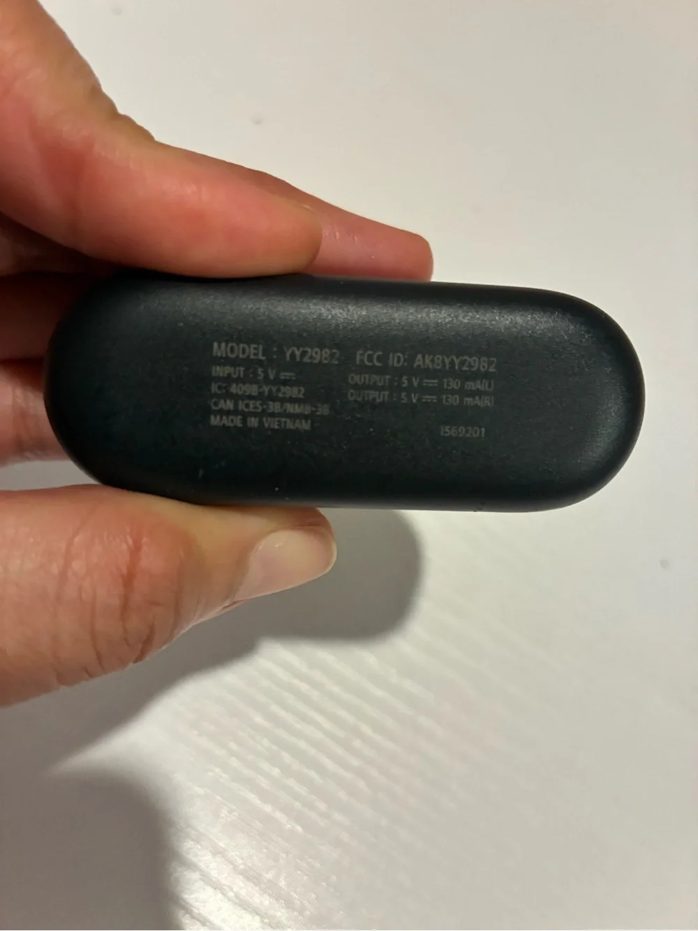Sony Matte Black True Wireless Earbud Case